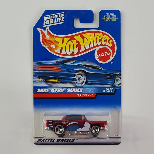 Hot Wheels - '55 Chevy (Metallic Dark Red)