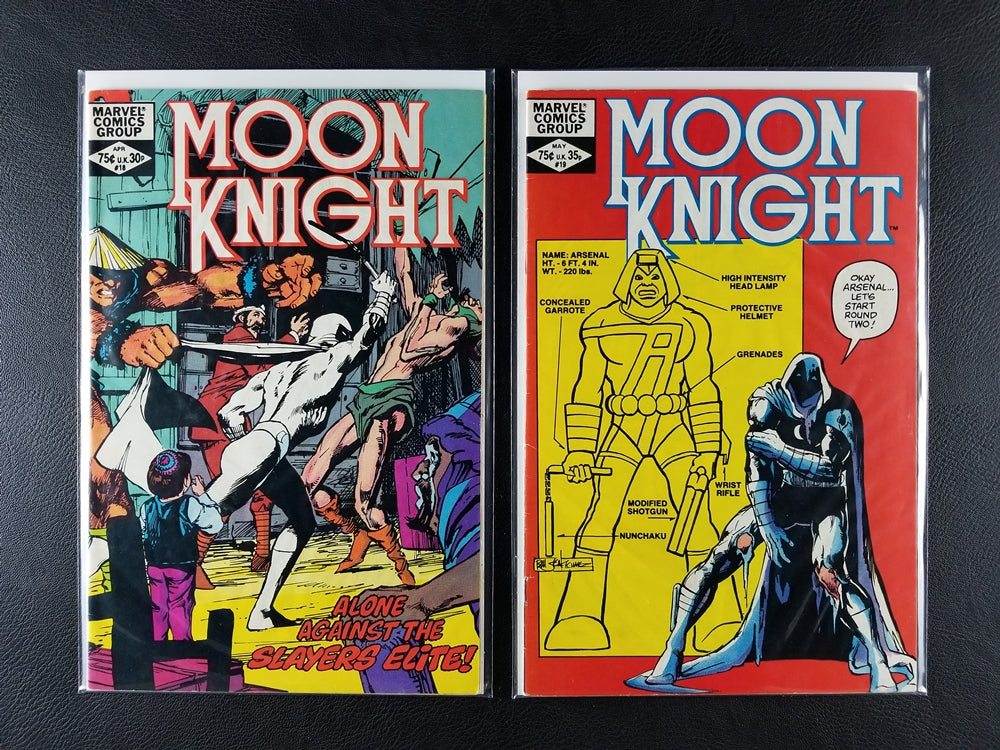 Moon Knight [1st Series] #18-21 Set (Marvel, 1982)