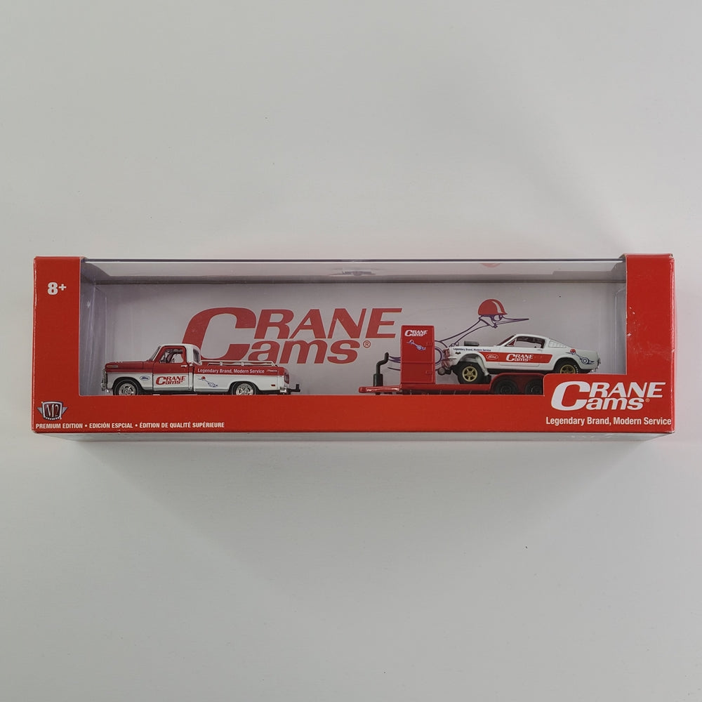 M2 - 1969 Ford F-100 Ranger Truck and 1966 Ford Mustang Gasser (Red & White) [Limited Edition 6,000 Pieces]