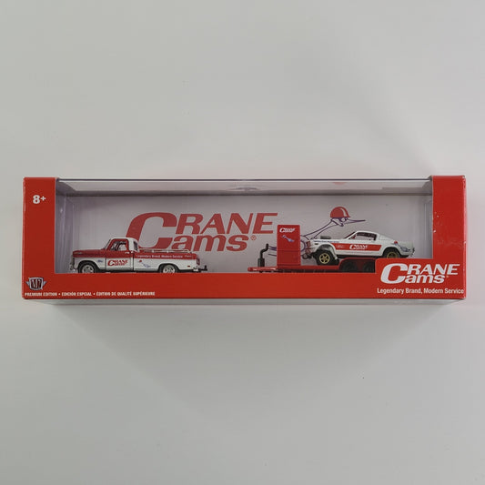 M2 - 1969 Ford F-100 Ranger Truck and 1966 Ford Mustang Gasser (Red & White) [Limited Edition 6,000 Pieces]