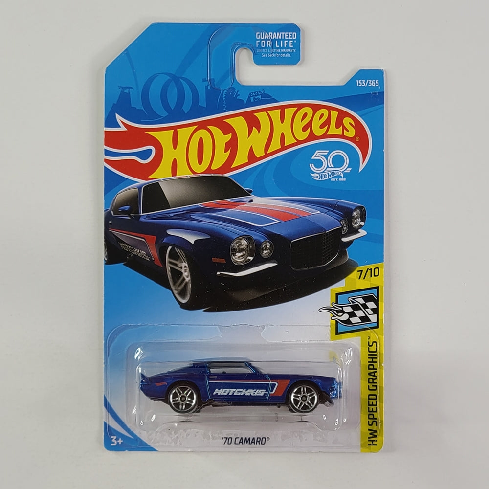 Hot Wheels - '70 Camaro (Metalflake Blue)