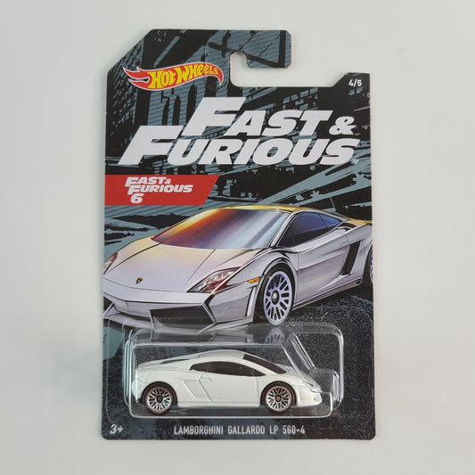 Hot Wheels - Lamborghini Gallardo LP 560-4 (White) [Fast & Furious Series (2020) - 4/5]