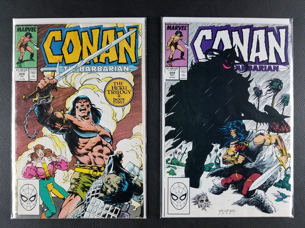 Conan the Barbarian #200-209 Set (Marvel, 1987-88)