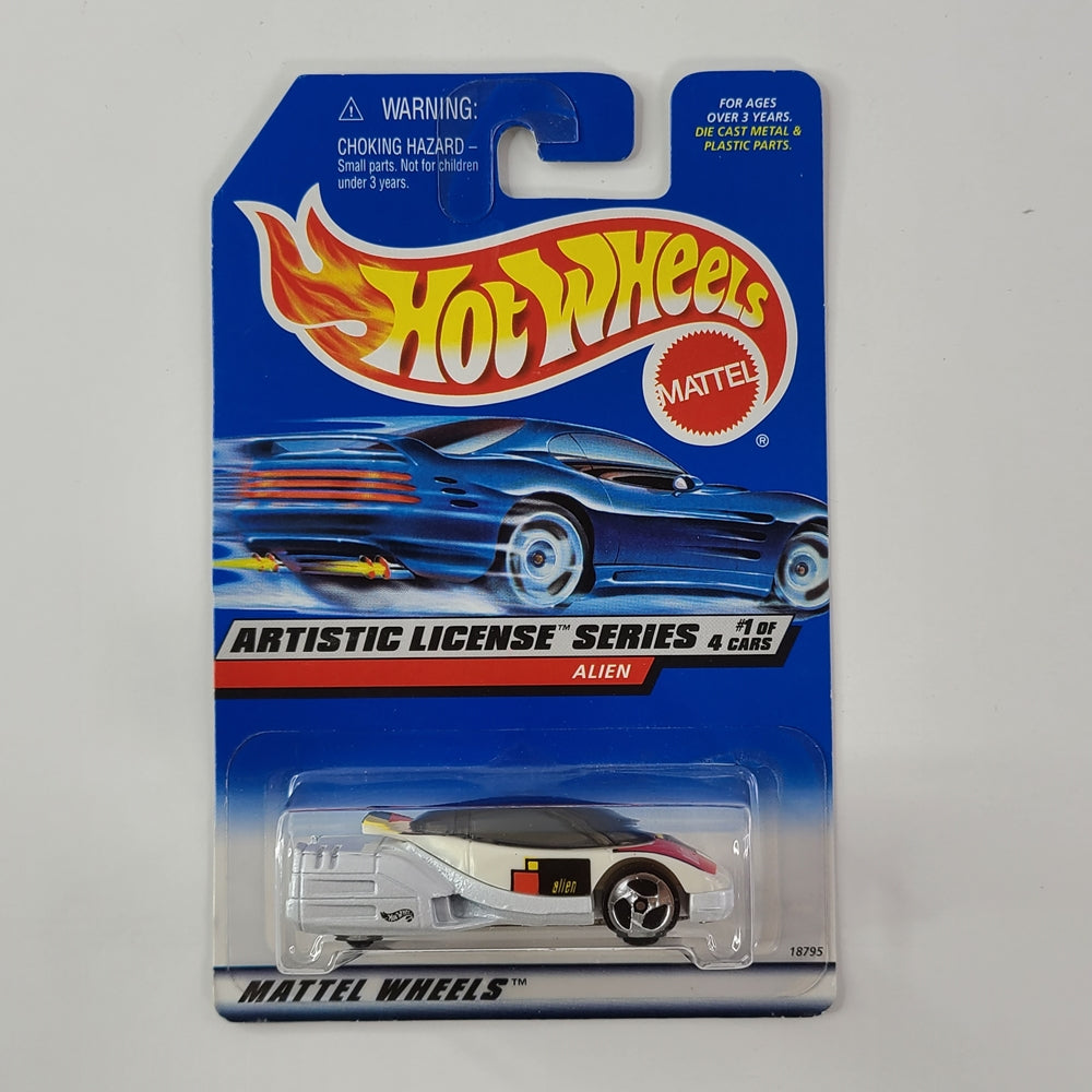 Hot Wheels - Alien (White) [Artistic License Series (1998) - 1/4]