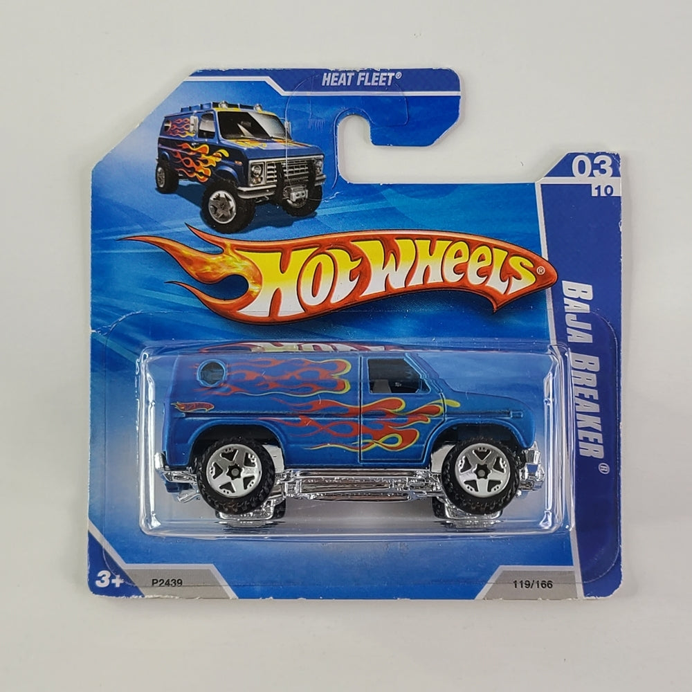 Hot Wheels - Baja Breaker (Metalflake Satin Blue) [Short Card]
