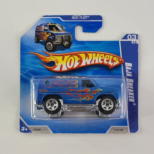 Hot Wheels - Baja Breaker (Metalflake Satin Blue) [Short Card]