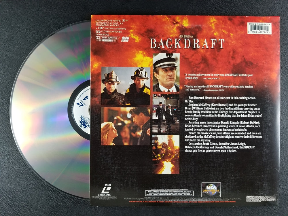 Backdraft (1991, Laserdisc)