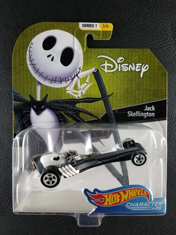 Hot Wheels Character Cars - Jack Skellington (Black) [5/6 - Disney, Series 1]