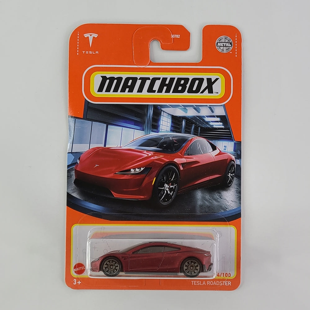 Matchbox - Tesla Roadster (Matte Metalflake Dark Red)