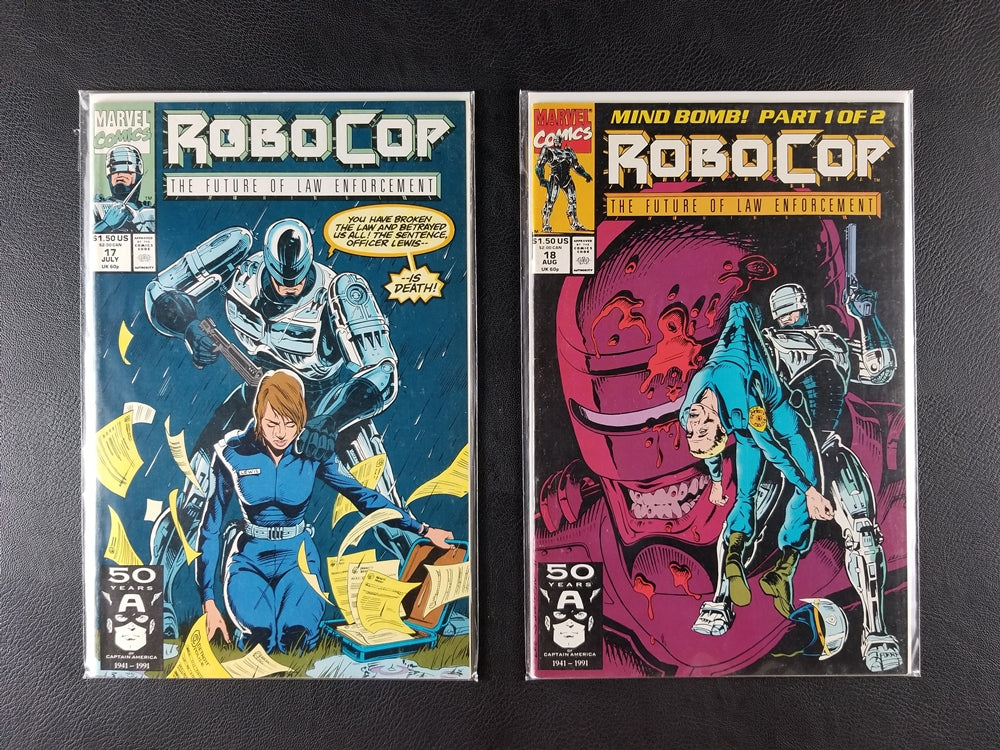 Robocop #17 & 18 Set (Marvel, 1991)