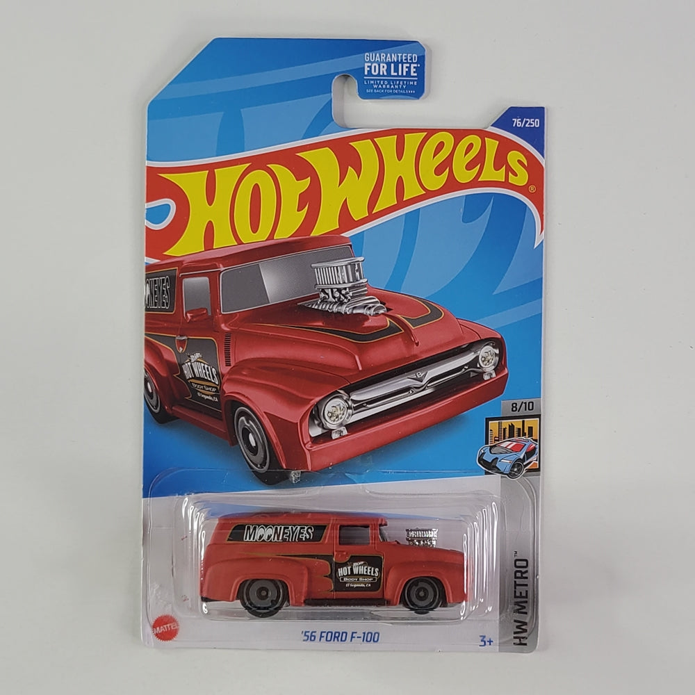 Hot Wheels - '56 Ford F-100 (Matte Dark Red)