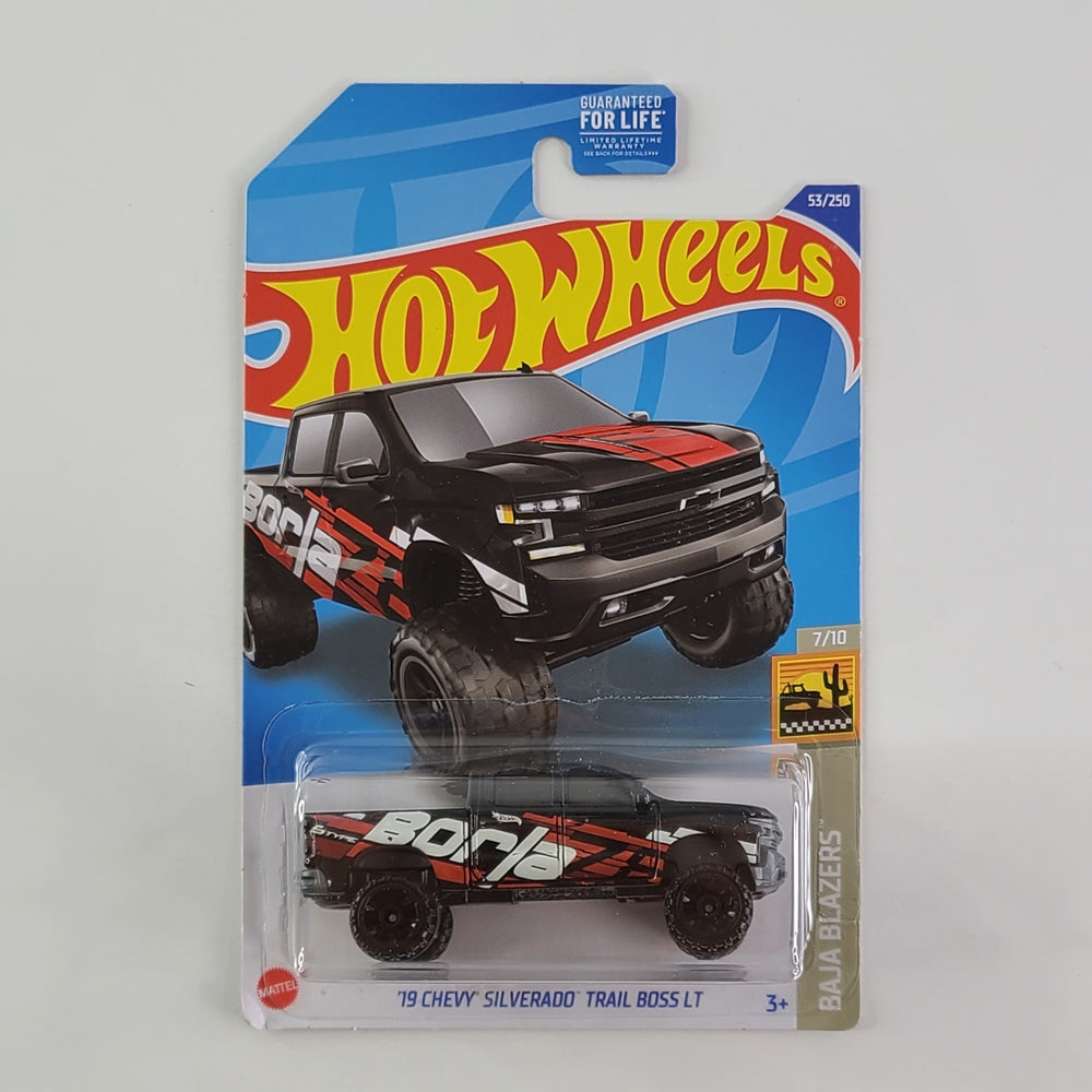 Hot Wheels - '19 Chevy Silverado Trail Boss LT (Black)