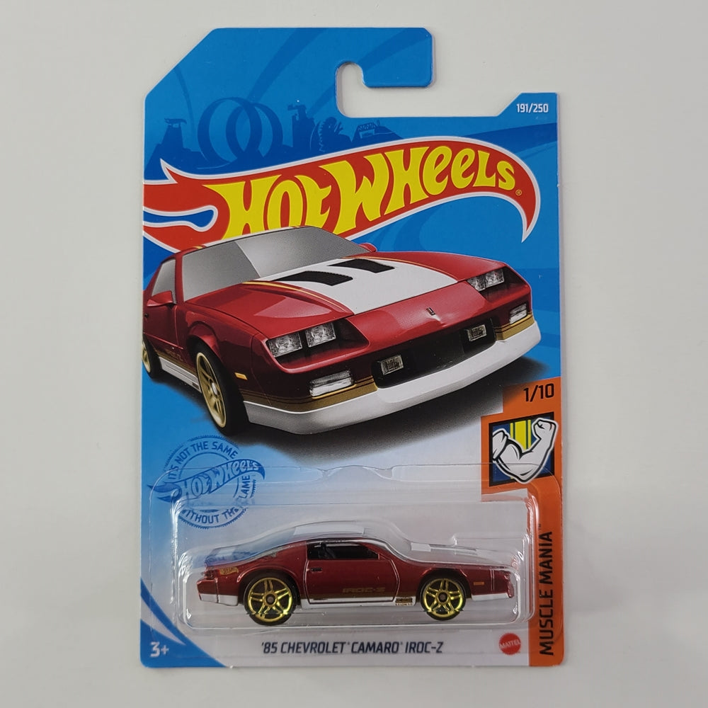 Hot Wheels - '85 Chevrolet Camaro IROC-Z (Metalflake Red)