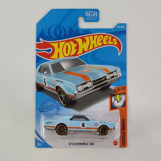 Hot Wheels - '67 Oldsmobile 442 (Light Blue)