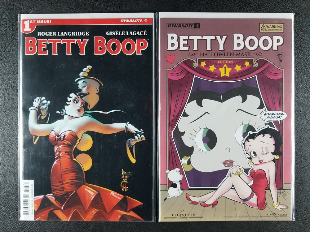 Betty Boop #1A, 1C, 1D, 1E Set (Dynamite Ent., 2016)