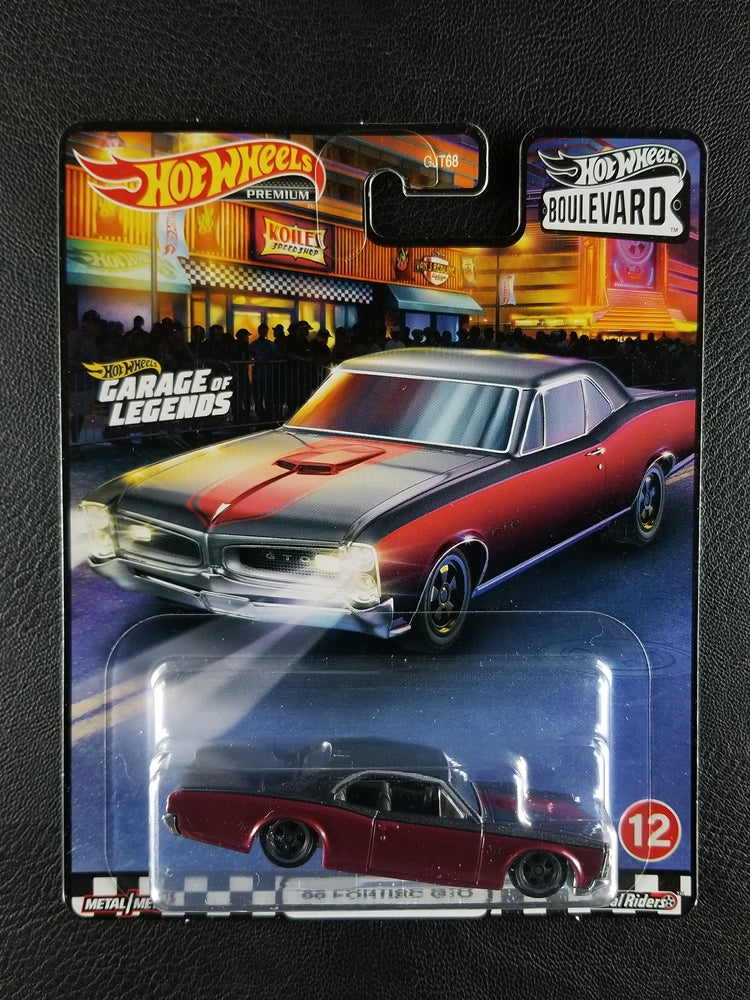 Hot Wheels Premium - '66 Pontiac GTO (Metalflake Grey Over Red) [12/20 - Hot Wheels Boulevard (2020) (Mix C)]