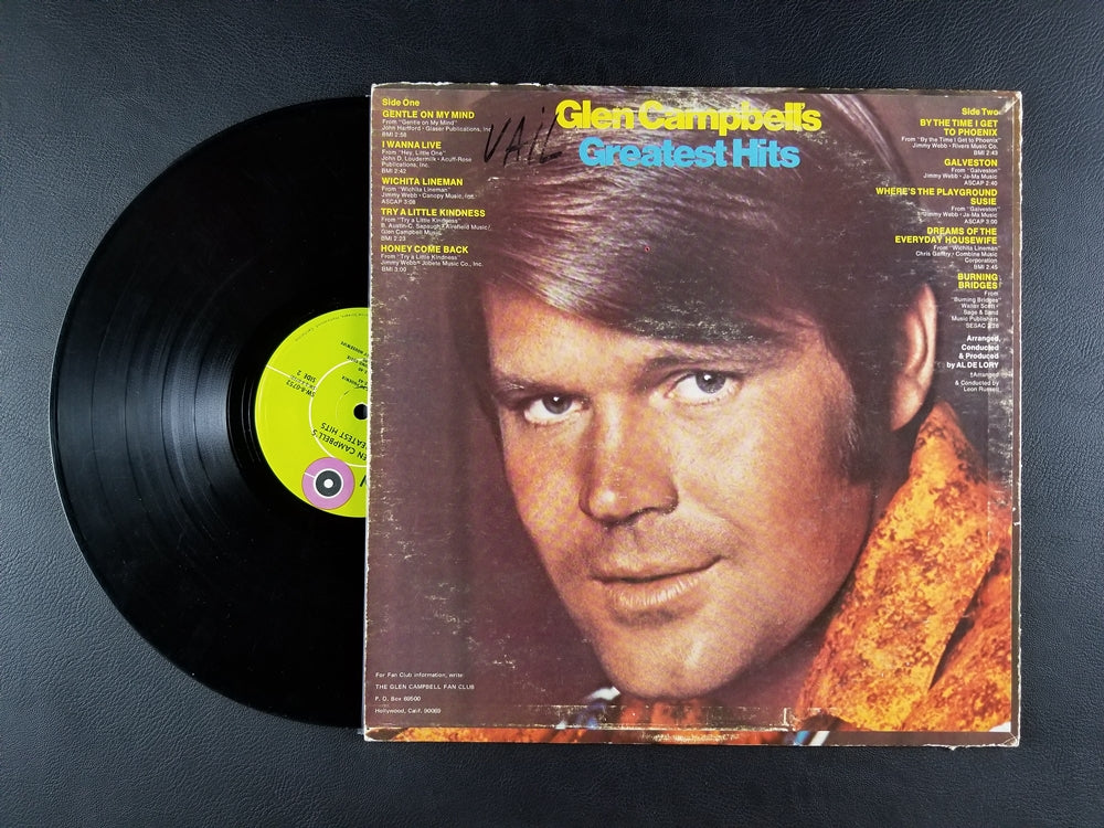 Glen Campbell - Glen Campbell's Greatest Hits (1969, LP)