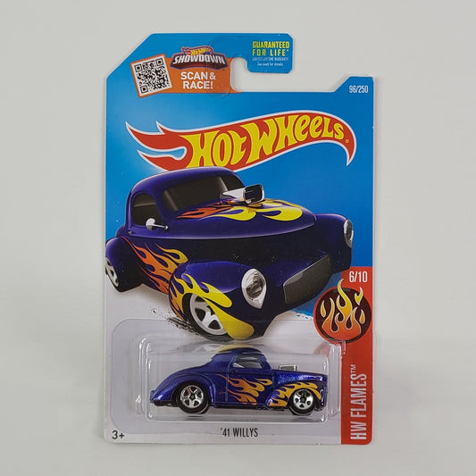 Hot Wheels - '41 Willys (Metalflake Dark Blue)