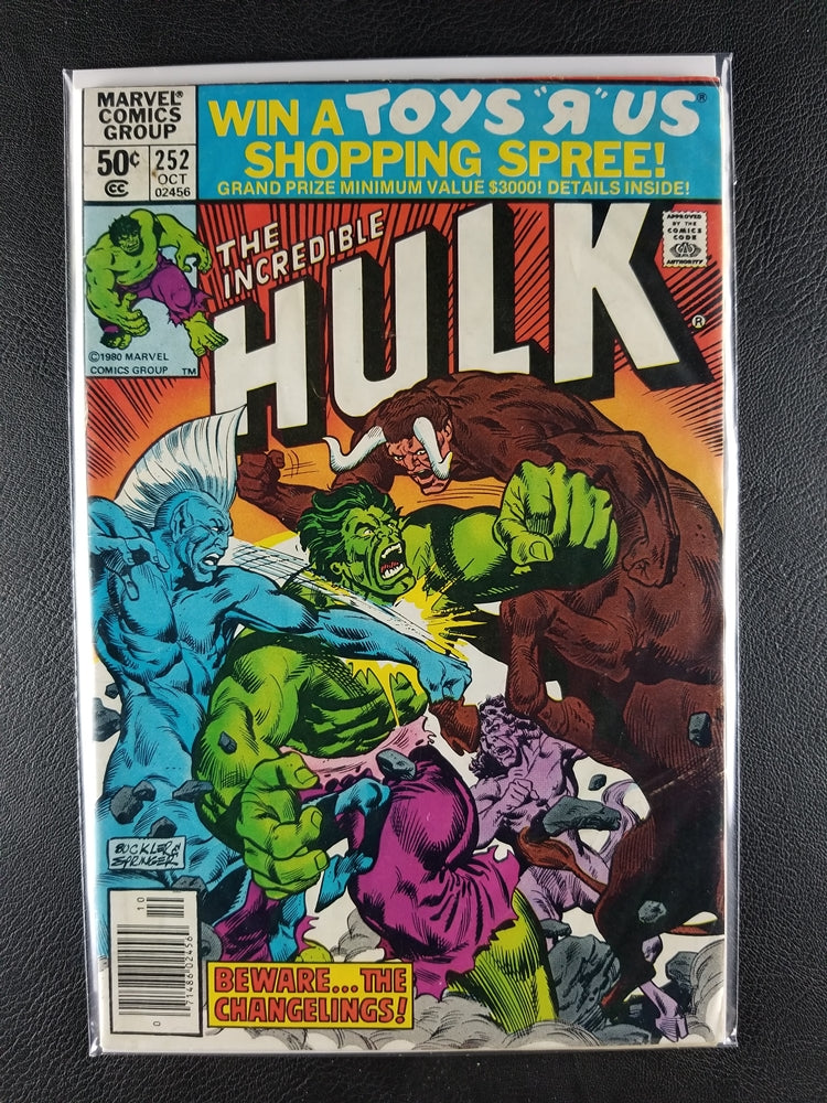 The Incredible Hulk [1st Series] #252 (Marvel, October 1980)