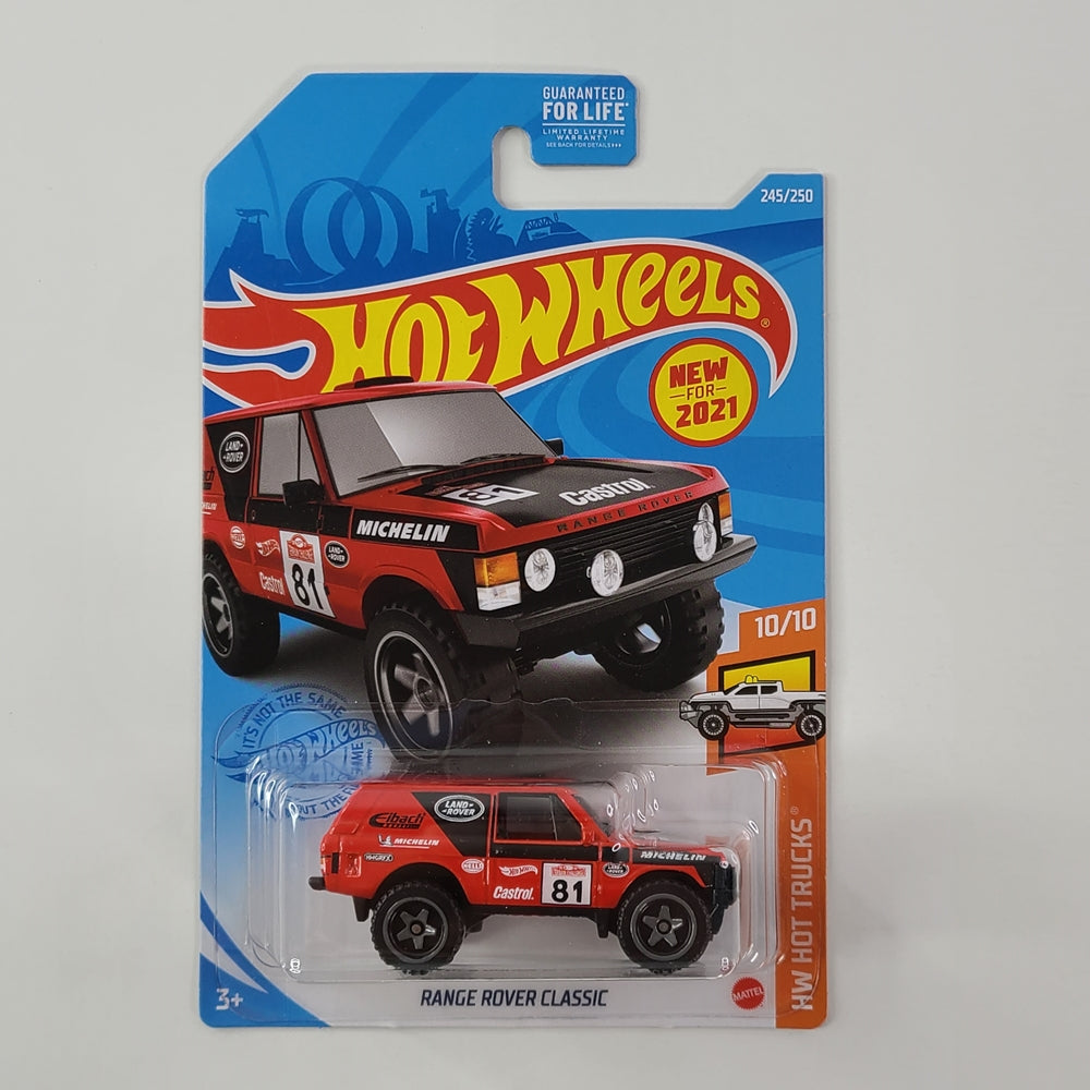 Hot Wheels - Range Rover Classic (Red) [HW Hot Trucks Mini Collection (2021) - 10/10] [New for 2021]