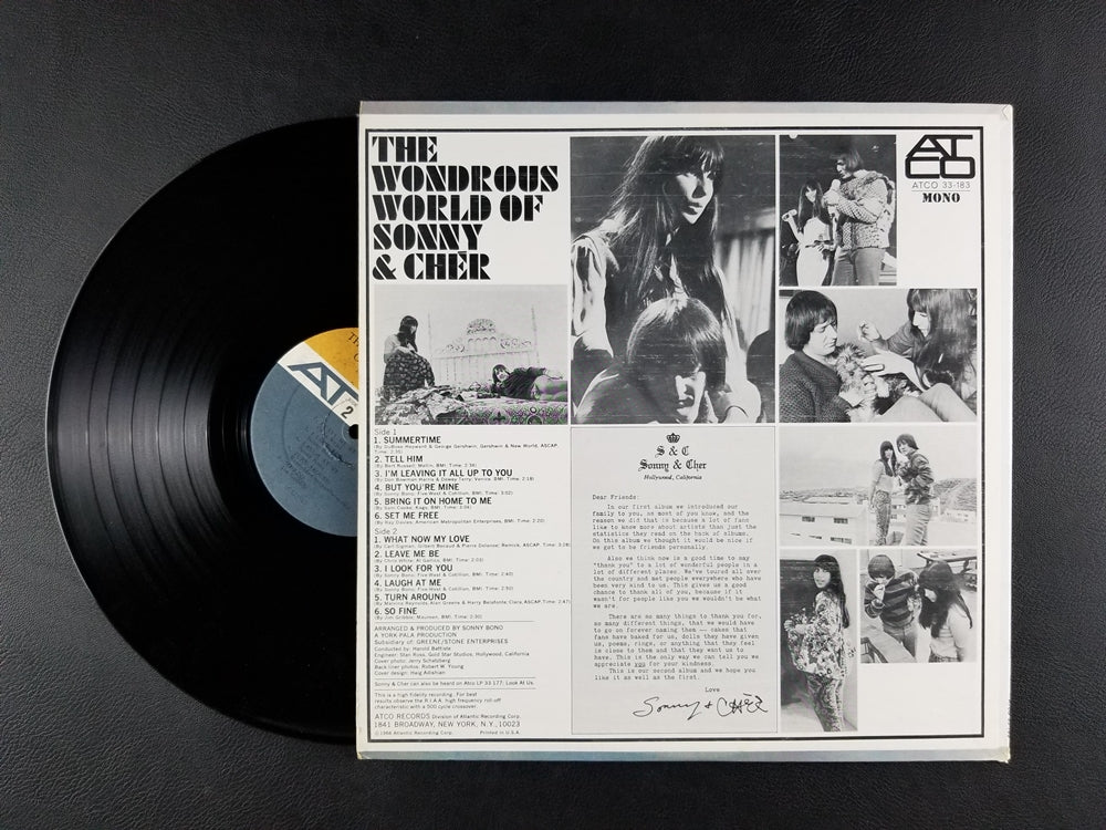 Sonny & Cher - The Wondrous World of Sonny & Cher (1966, LP)