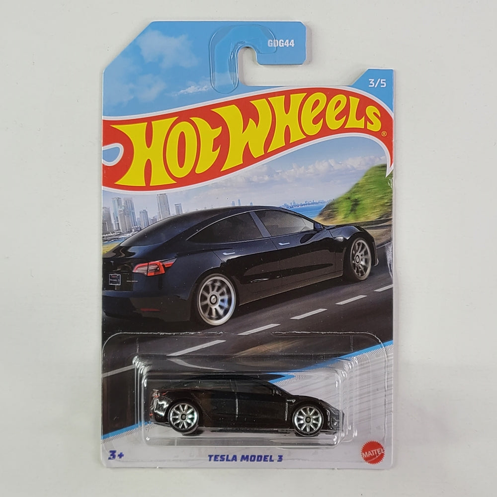 Hot Wheels - Tesla Model 3 (Obsidian Black Metallic)