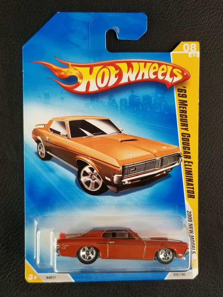 Hot Wheels - '69 Mercury Cougar Eliminator (Metalflake Dark Orange) [8/42 - 2009 New Models]