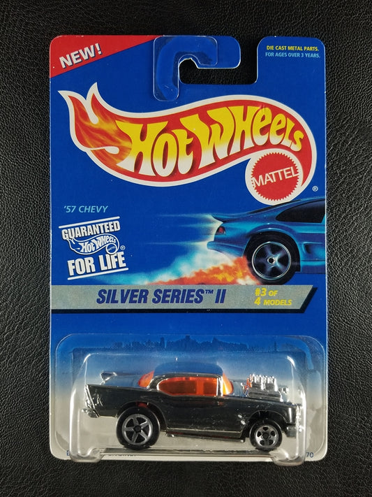 Hot Wheels - '57 Chevy (Silver) [3/4 - 1996 HW Silver Series II]