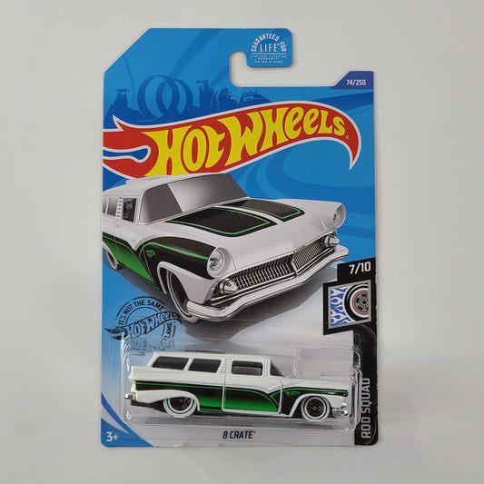 Hot Wheels - 8 Crate (White) [Rod Squad Mini Collection (2020) - 7/10]