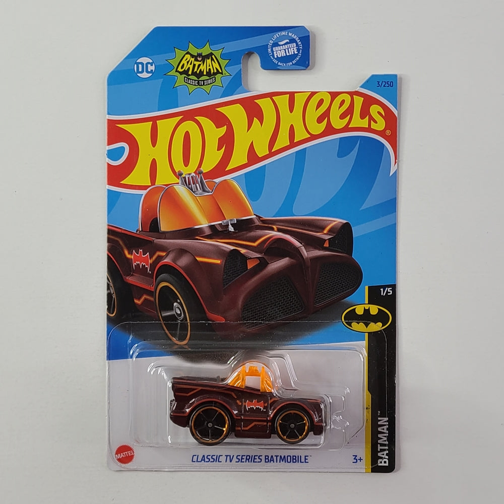 Hot Wheels - Classic TV Series Batmobile (Dark Red)