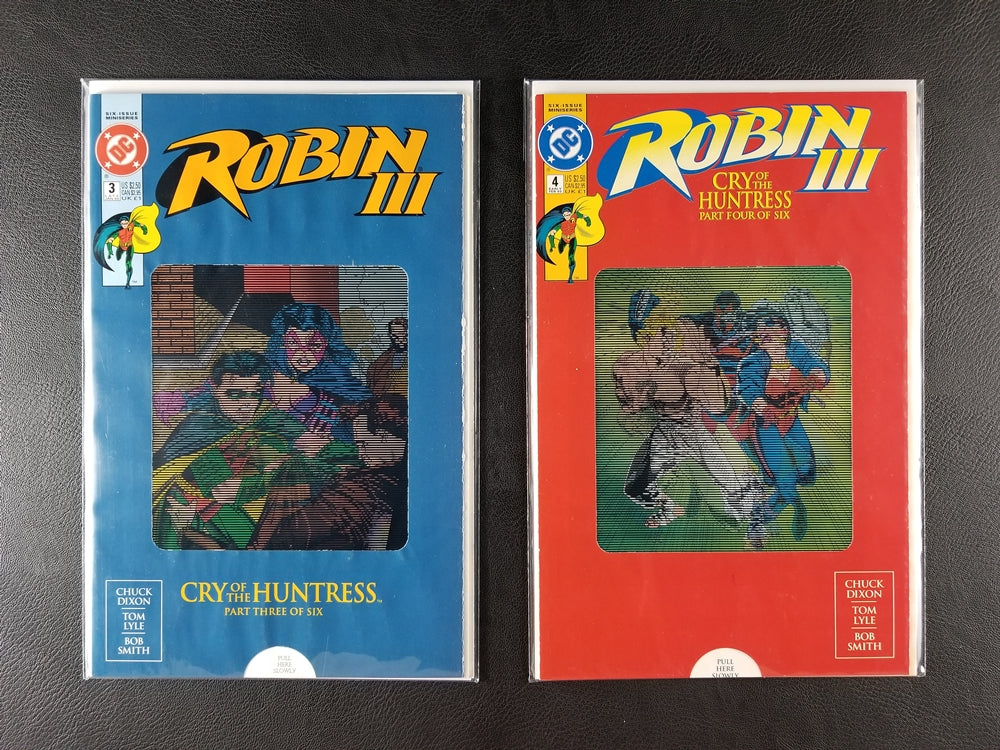 Robin III: Cry of the Huntress #3-6 Set ["U" Covers Set] (DC, 1993)