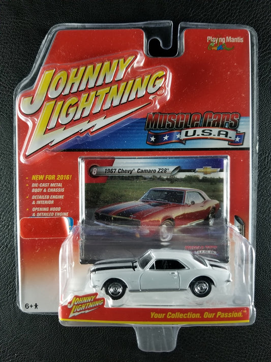 Johnny Lightning - 1967 Chevy Camaro Z28 (White) [8/12 - Muscle Cars USA 2016, Series 2]