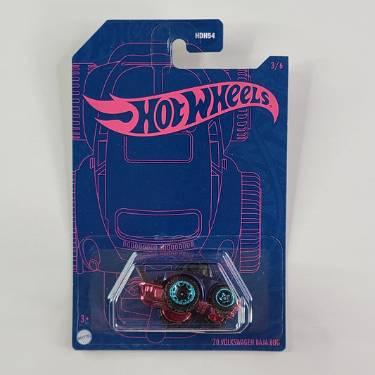 Hot Wheels - '70 Volkswagen Baja Bug (Metalflake Dark Blue)