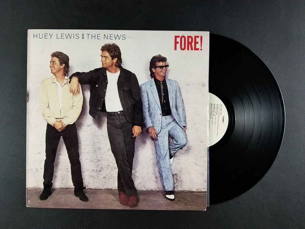 Huey Lewis and The News - Fore! (1986, LP)