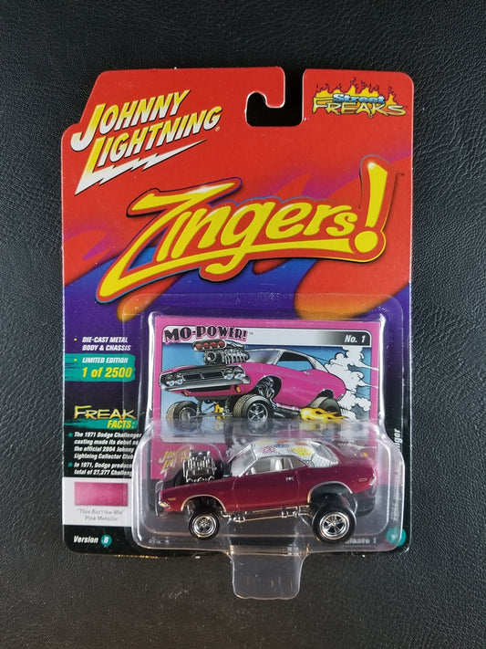 Johnny Lightning - 1971 Dodge Challenger ("This Ain't the 80's" Pink Metallic) [Ltd., 1 of 2500]