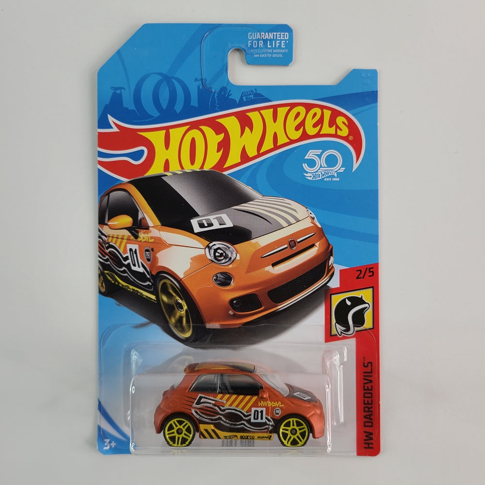 Hot Wheels - Fiat 500 (Flat Orange)