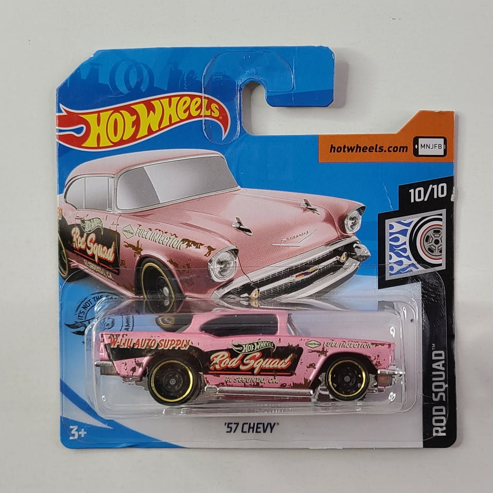 Hot Wheels - '57 Chevy (Pink) [Short Card]