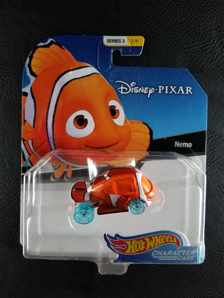 Hot Wheels Character Cars - Nemo (Orange) [3/6 - Disney Series 3]