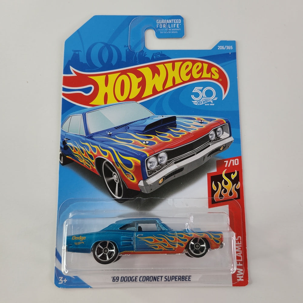 Hot Wheels - '69 Dodge Coronet Superbee (Metallic Blue)