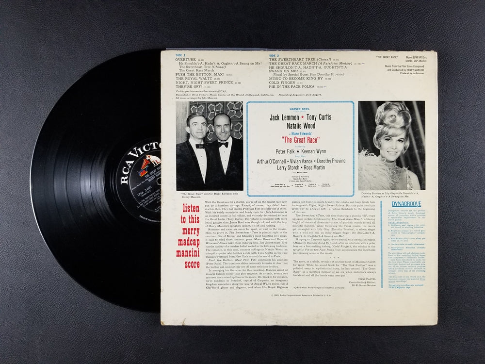 Henry Mancini The Great Race - Music from the Film Score (1965, LP)