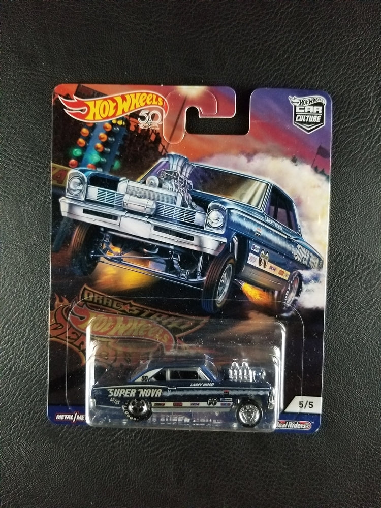 Hot Wheels - '66 Super Nova (Blue) [5/5 - Car Culture: Dragstrip Demons]