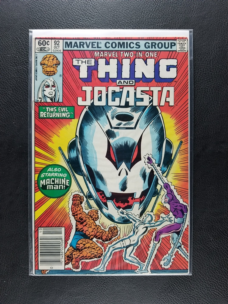 Marvel Two-in-One [1st Series] [The Thing] #92 (Marvel, October 1982)