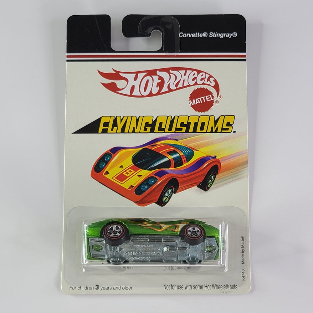 Hot Wheels - Corvette Stingray (Metalflake Green) [Target Exclusive]