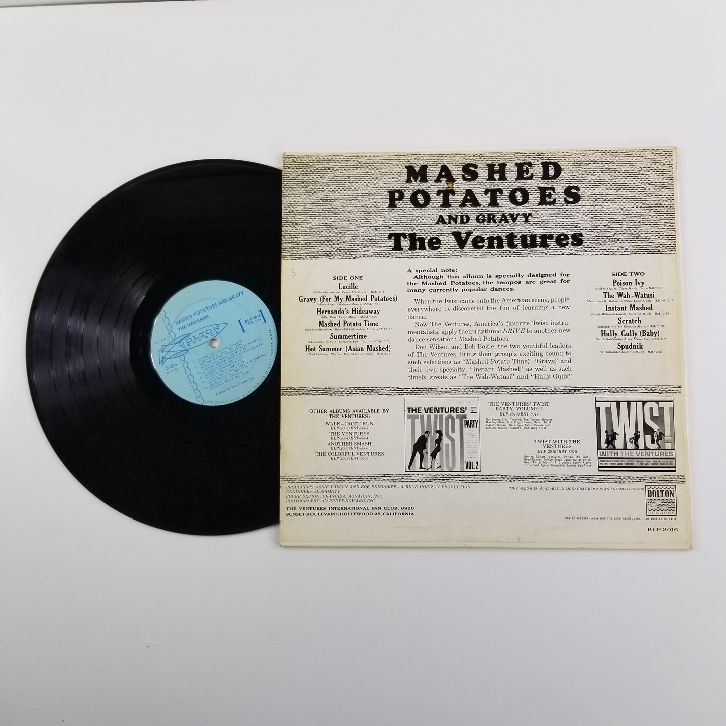 Mashed Potatoes and Gravy - The Ventures (1962, LP)