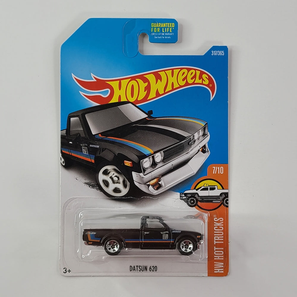 Hot Wheels - Datsun 620 (Black) [HW Hot Trucks Mini Collection (2017) - 7/10]