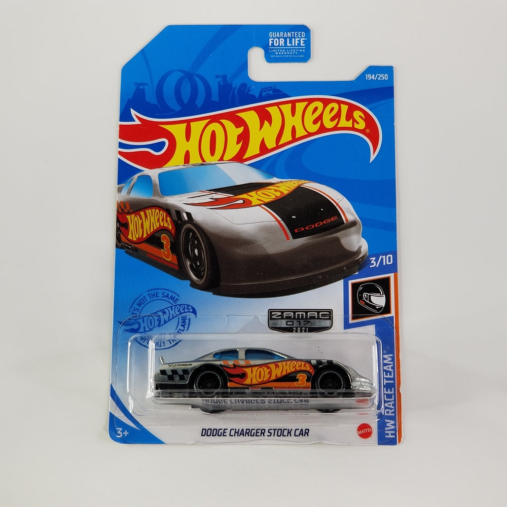 Hot Wheels - Dodge Charger Stock Car (Unpainted) [Walmart Exclusive Zamac Edition]