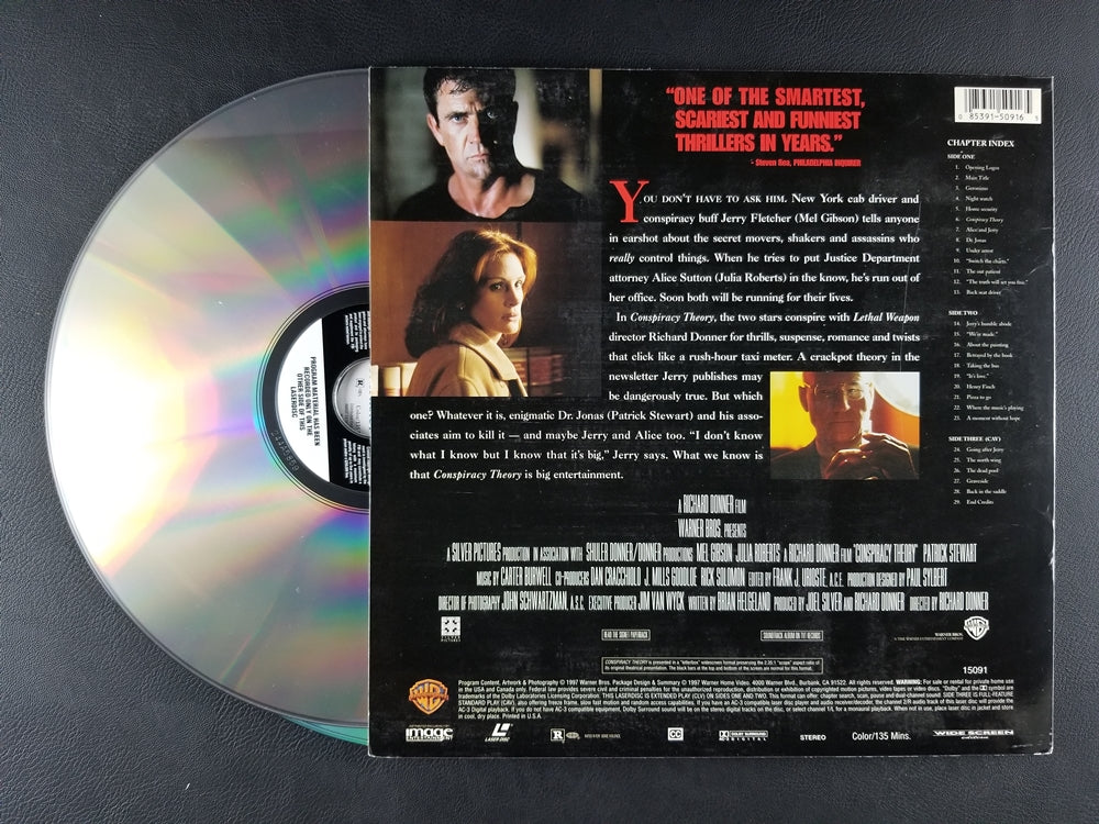Conspiracy Theory [Widescreen] (1997, Laserdisc)