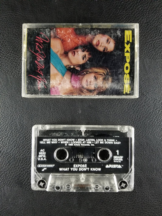 Exposé - What You Don't Know (1989, Cassette)