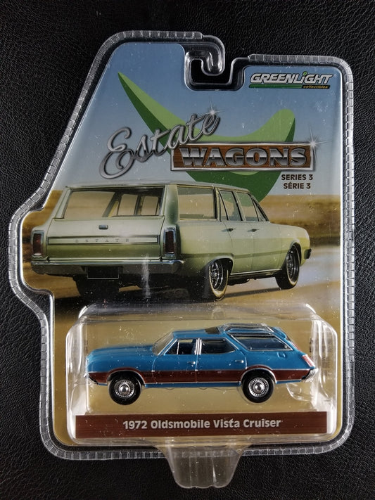 Greenlight - 1972 Oldsmobile Vista Cruiser (Blue) [Limited Edition]