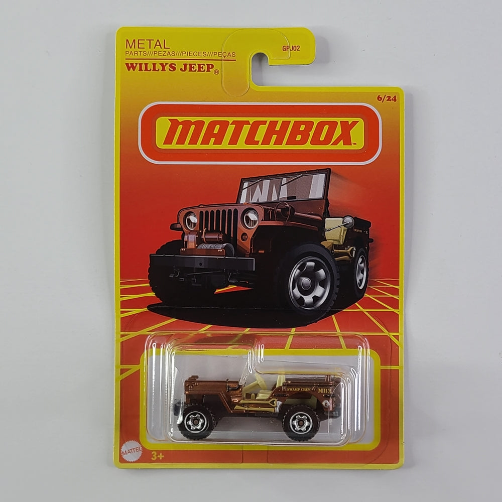 Matchbox - Willys Jeep (Metalflake Brown)